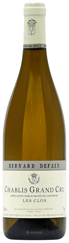 Defaix Chablis Les Clos Grand Cru for sale in Dublin, Ireland